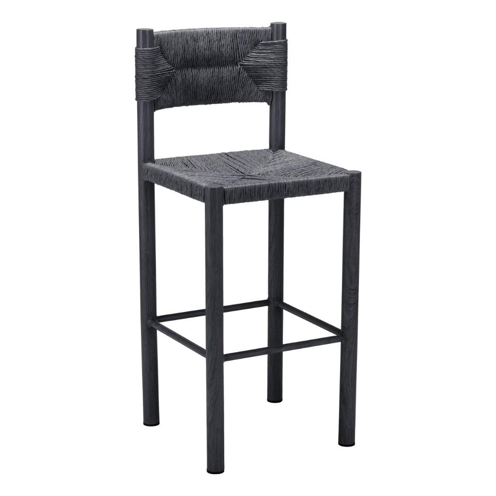 Zuo Modern Iska Aluminum Outdoor Barstool 2PC