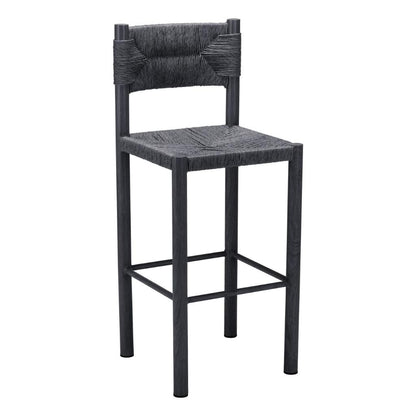 Zuo Modern Iska Aluminum Outdoor Barstool 2PC
