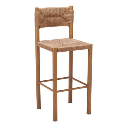 Zuo Modern Iska Aluminum Outdoor Barstool 2PC
