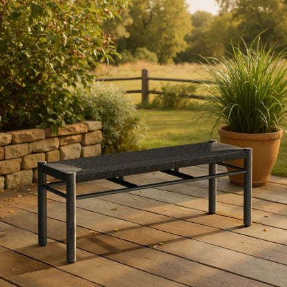 Zuo Modern Iska Aluminum Outdoor Bench