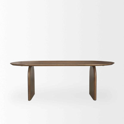 Mercana Isla Wooden Oval Dining Table