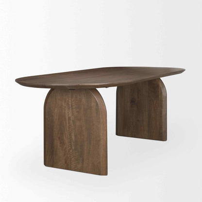 Mercana Isla Wooden Oval Dining Table