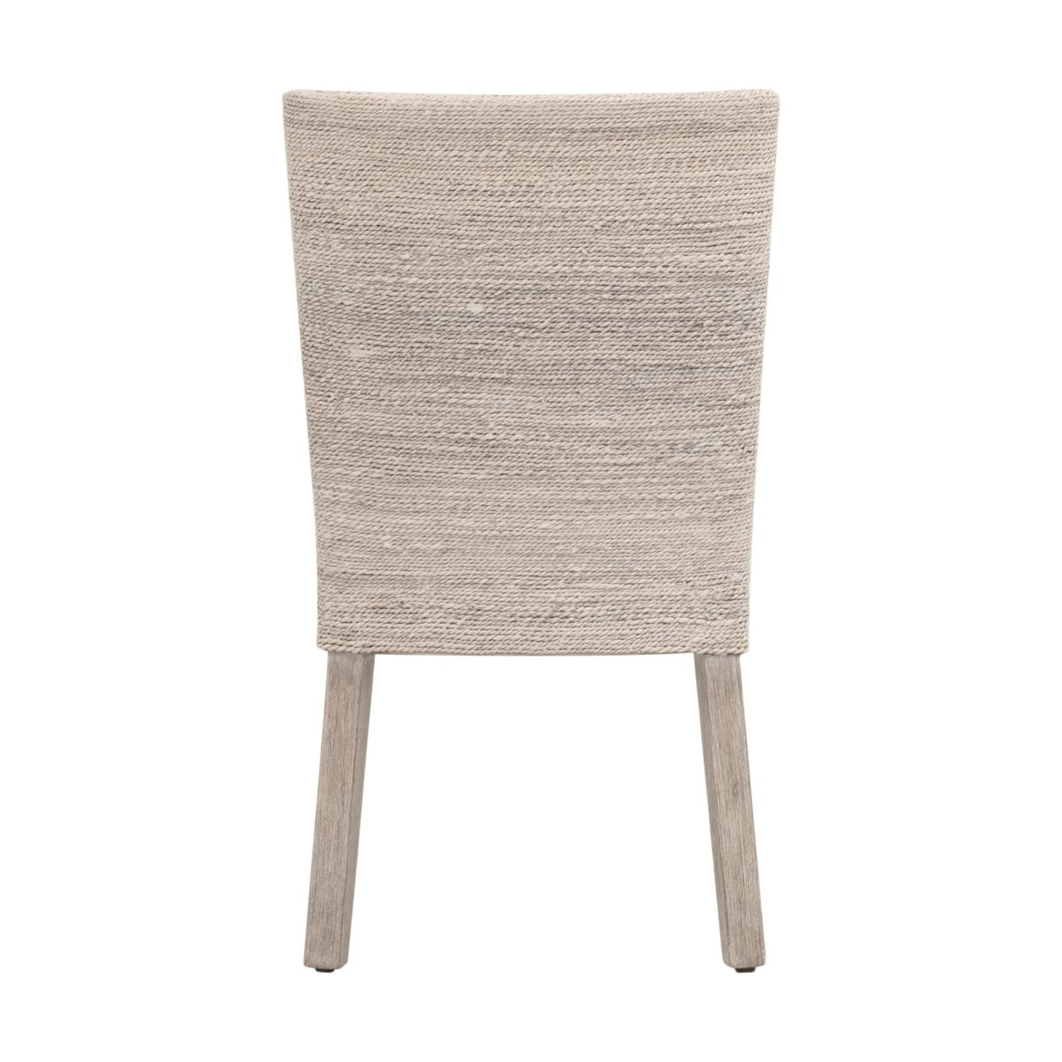 Essentials For Living Isle Handwoven Abaca Rope Armless Dining Chair Set of 2