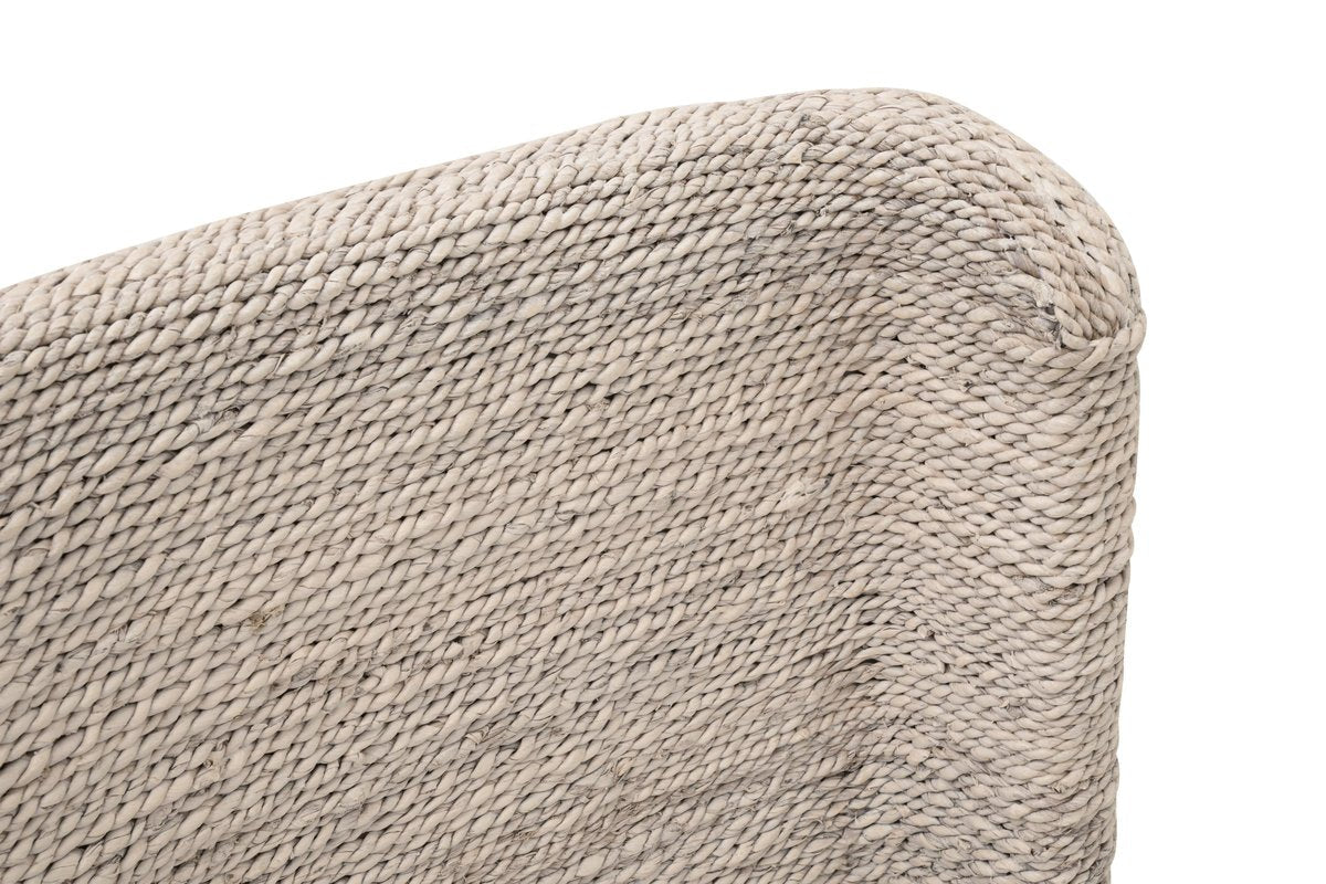 Essentials For Living Isle Handwoven Abaca Rope Armless Dining Chair Set of 2