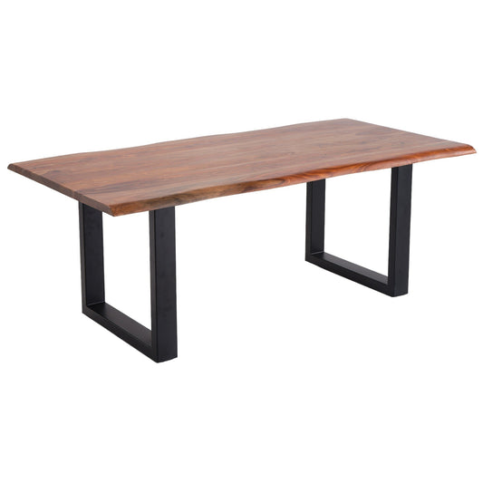 Carden Sheesham Timber Wood Rectangular Dining Table