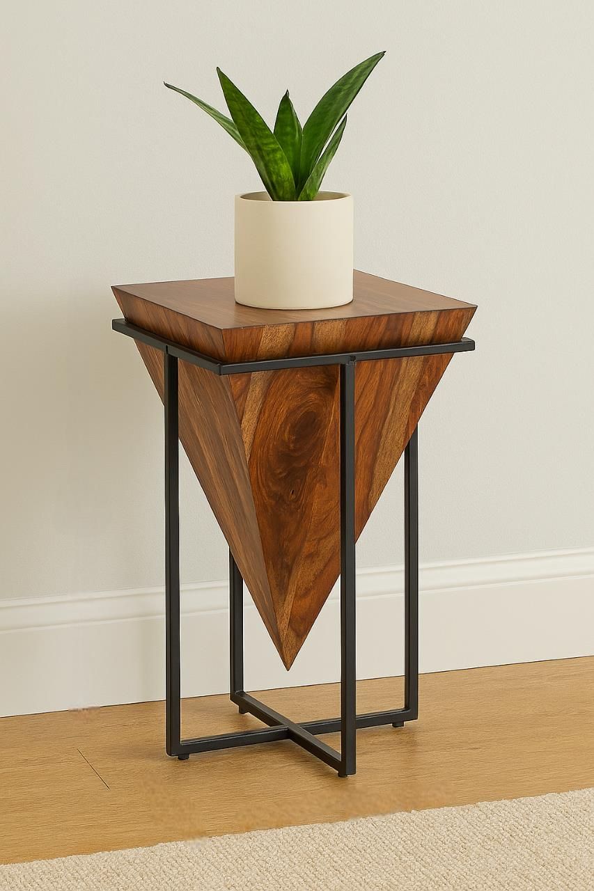 LOOMLAN Elsinra Wooden Square Accent Table