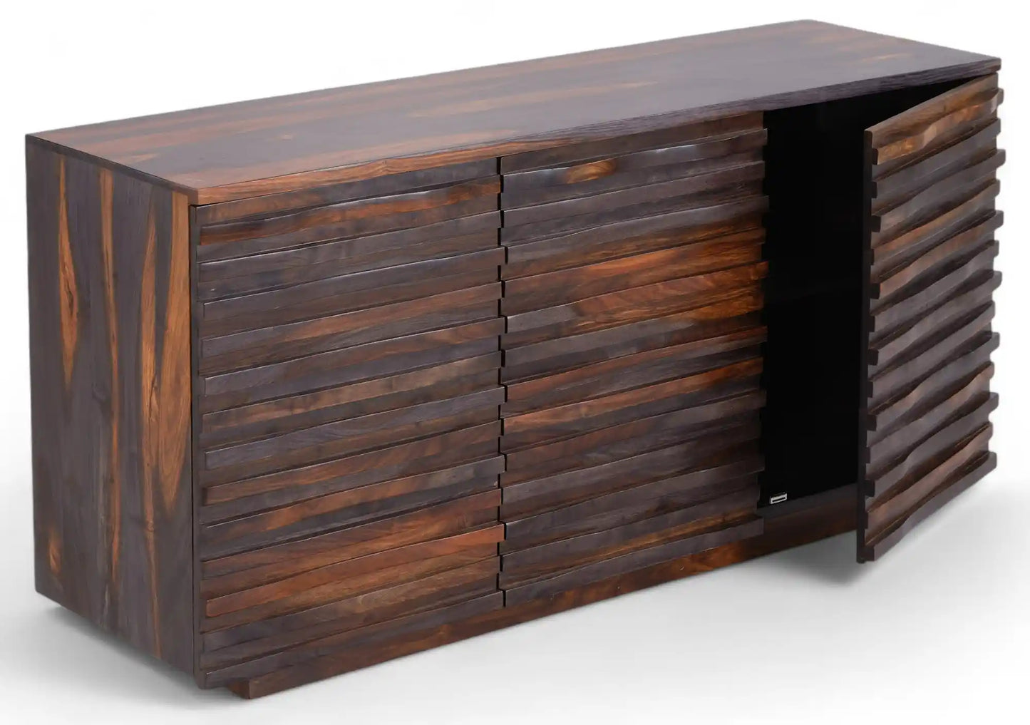 Herrison Wooden Chocolate Brown Stylish Sideboard