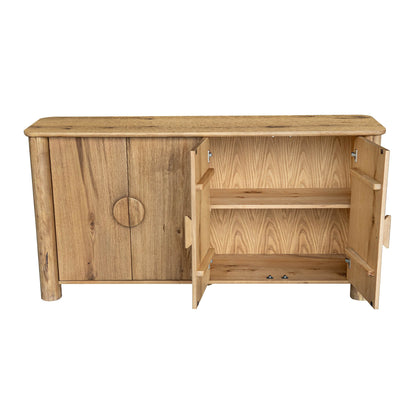 LH Home Jasper Natural Wooden Sideboard