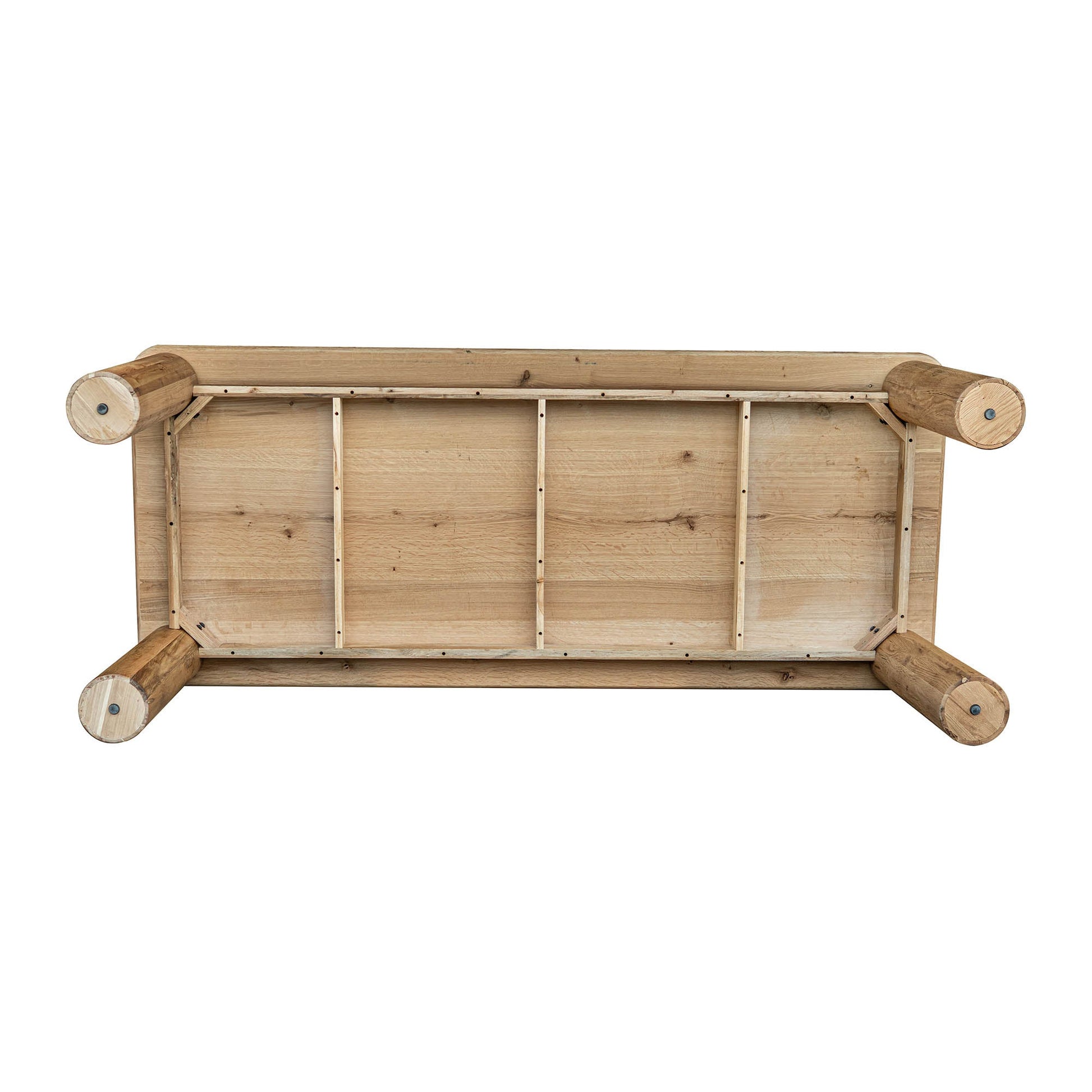 LH Home Jasper Natural Wooden Dining Table