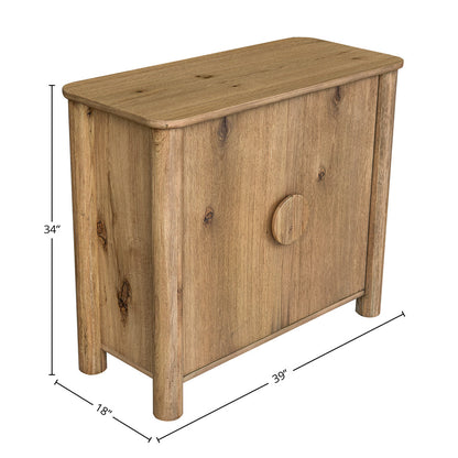 Jasper Two Doors Wood Cabinet