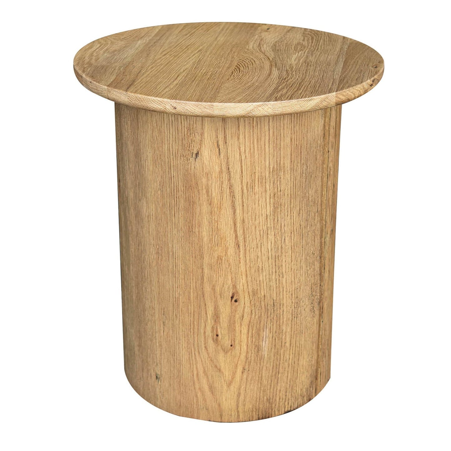 LH Home Jasper Wooden Round Side Table