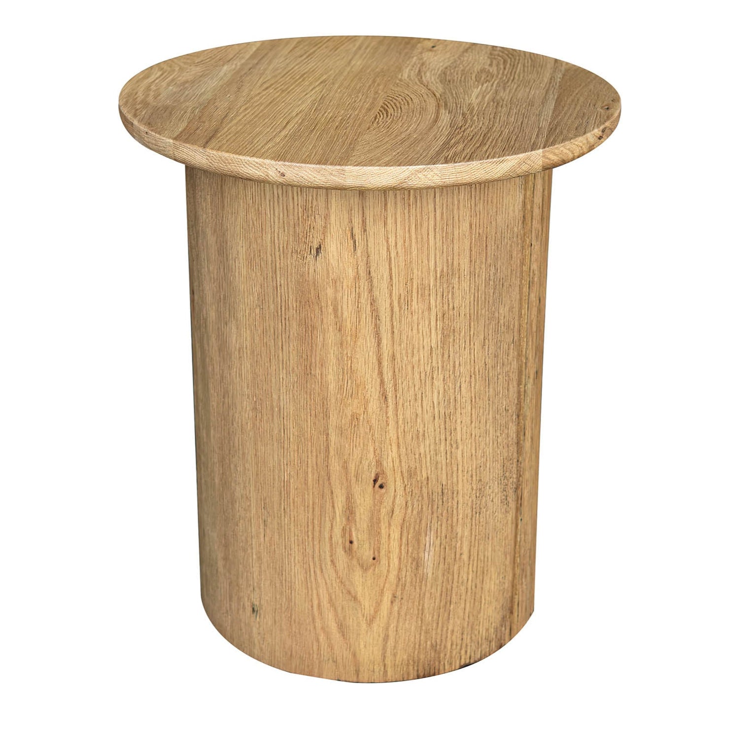 LH Home Jasper Wooden Round Side Table