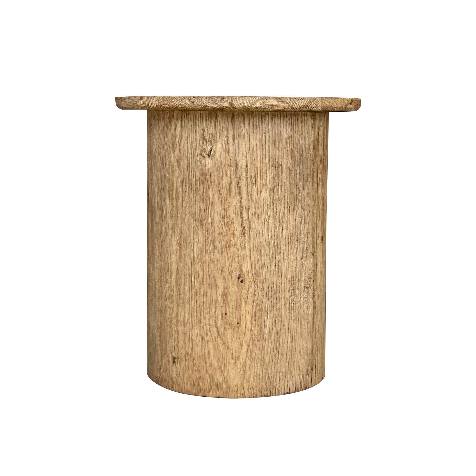 LH Home Jasper Wooden Round Side Table