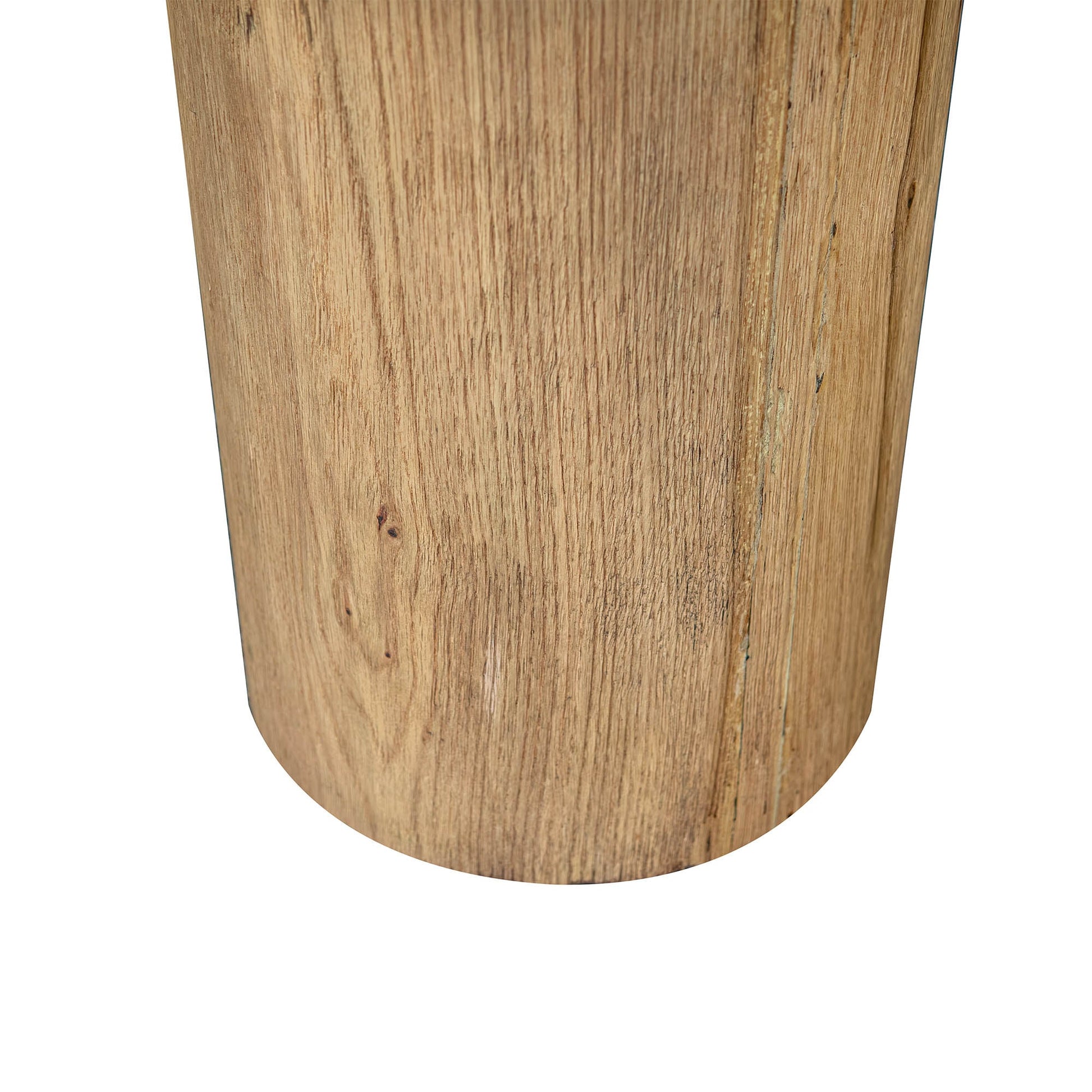 LH Home Jasper Wooden Round Side Table
