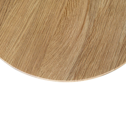 LH Home Jasper Wooden Round Side Table