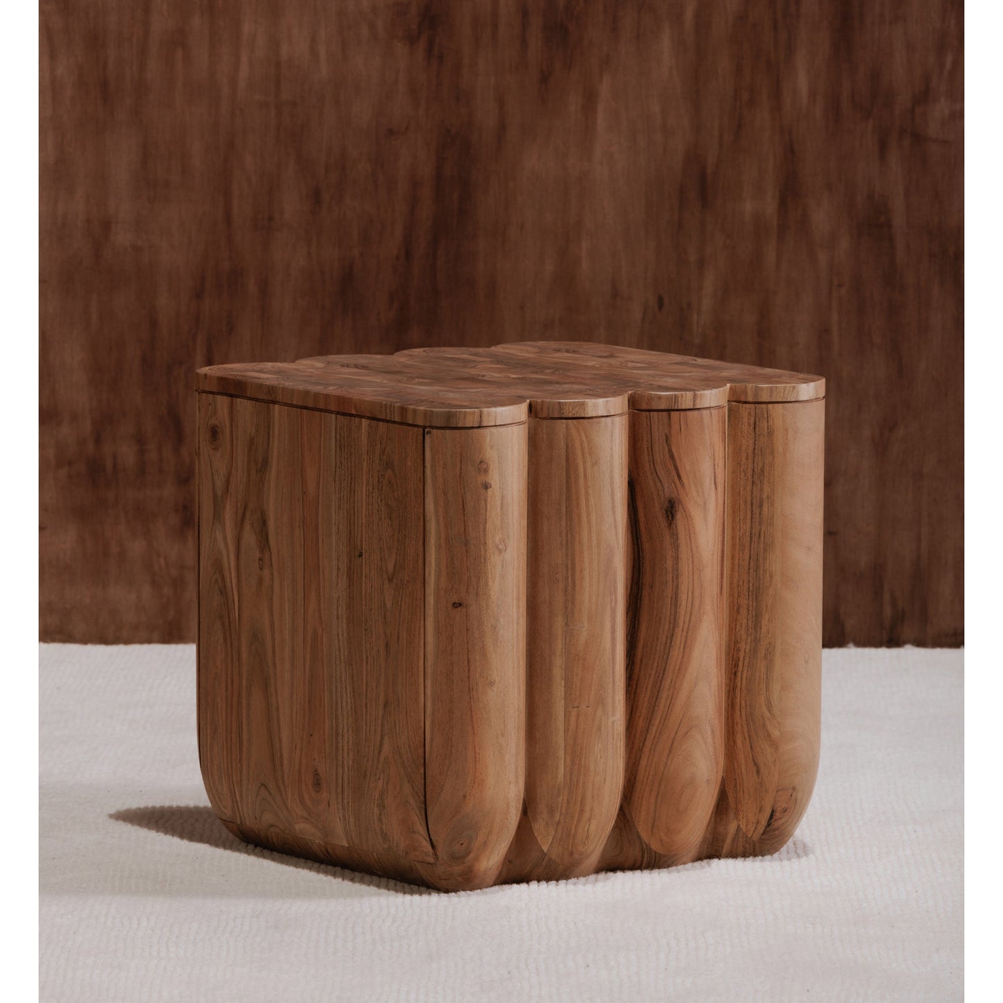 Punyo Punyo Wood Square Accent Table