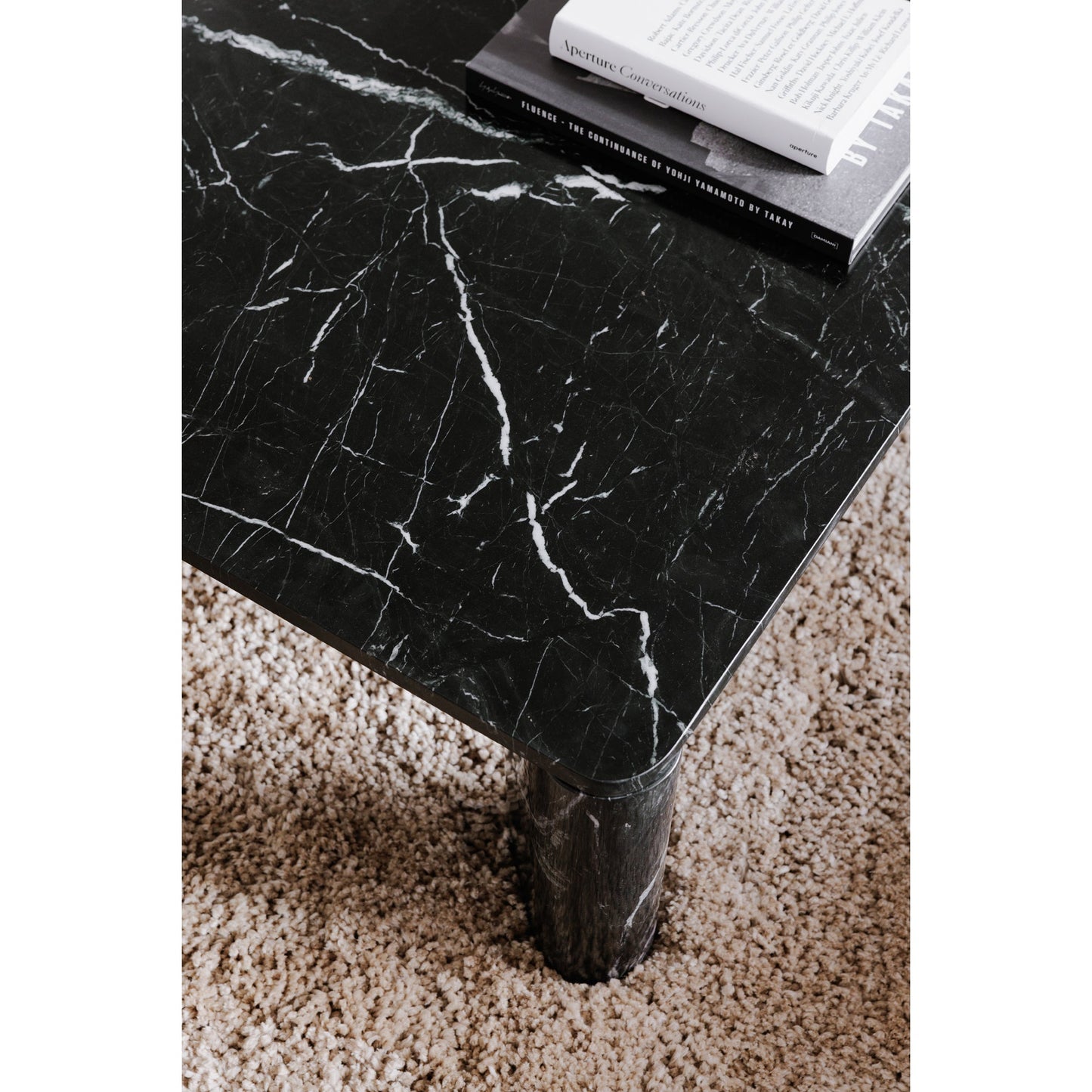 Segment Marble Rectangular Coffee Table