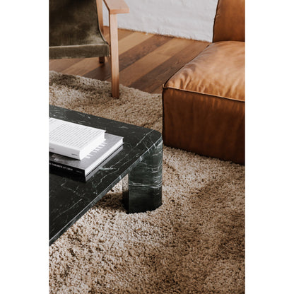 Segment Marble Rectangular Coffee Table