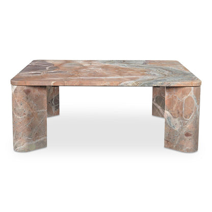 Segment Marble Square Coffee Table