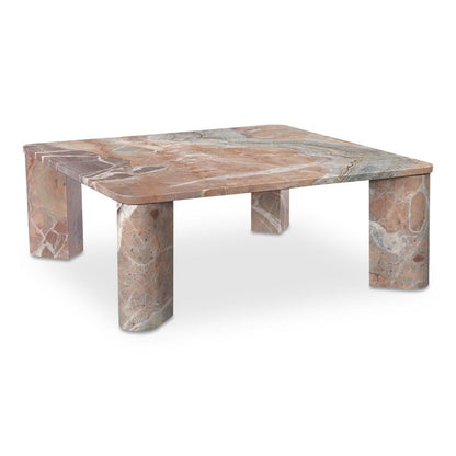 Segment Marble Square Coffee Table