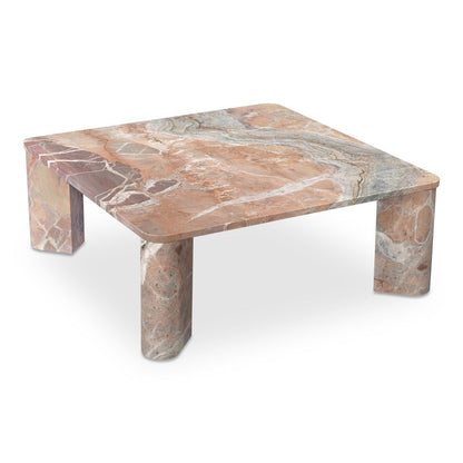 Segment Marble Square Coffee Table
