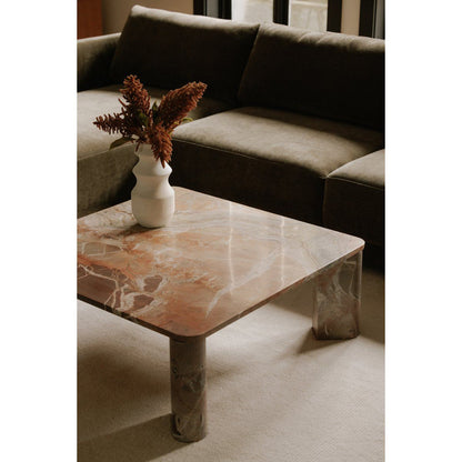 Segment Marble Square Coffee Table