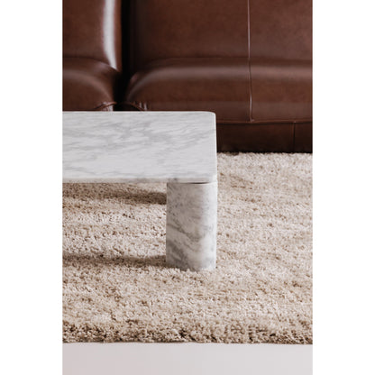 Segment Marble Rectangular Coffee Table