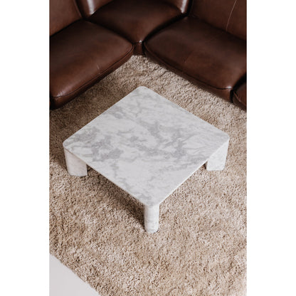 Segment Marble Rectangular Coffee Table