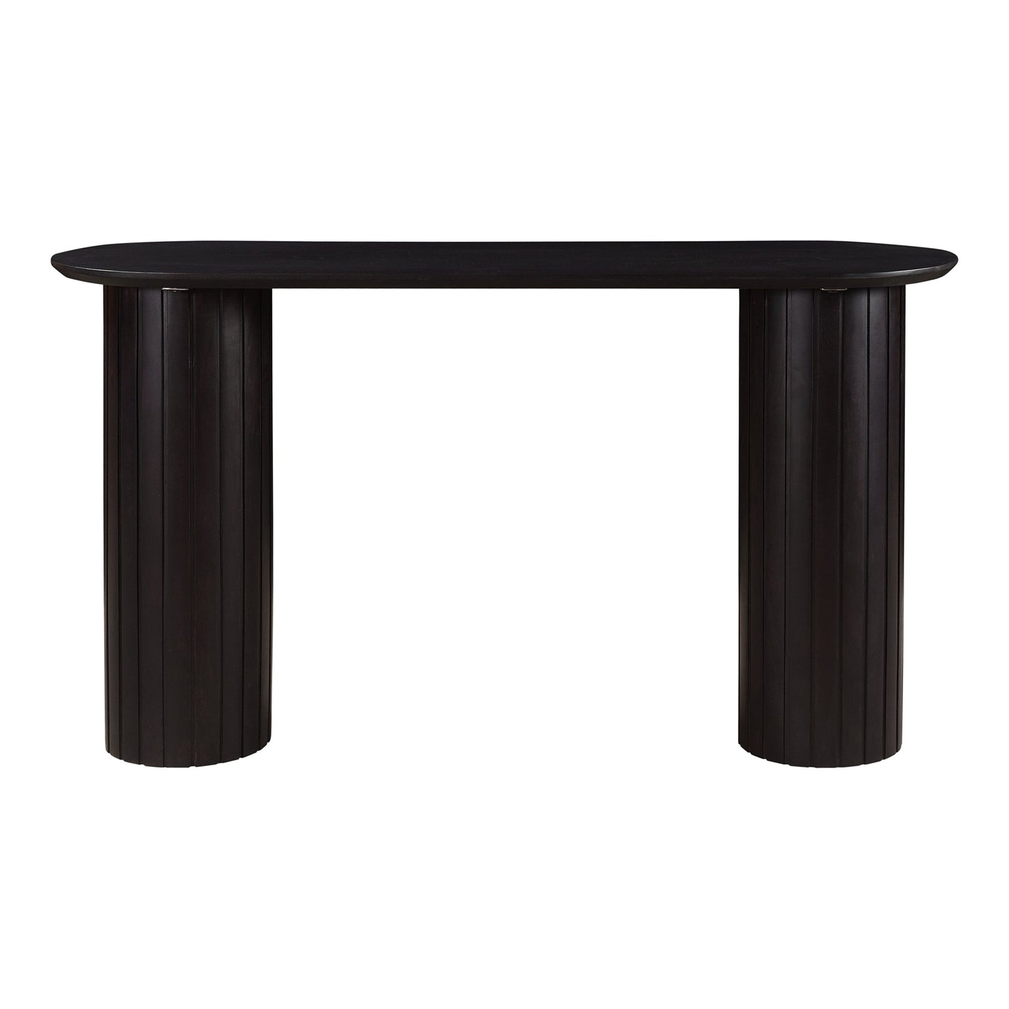 Povera Wood Oval Console Table