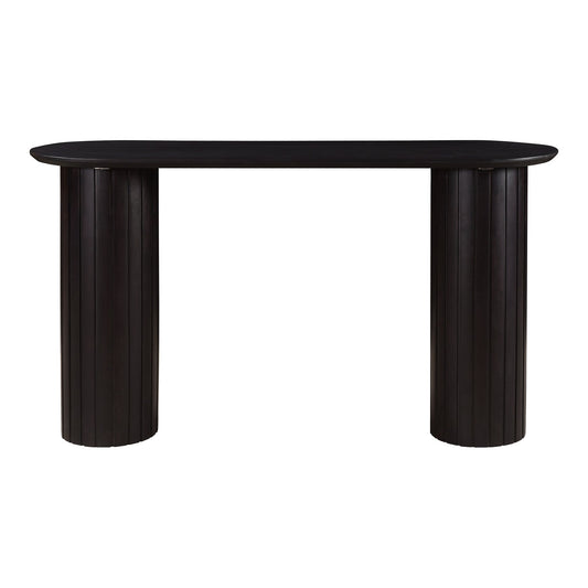 Povera Wood Oval Console Table