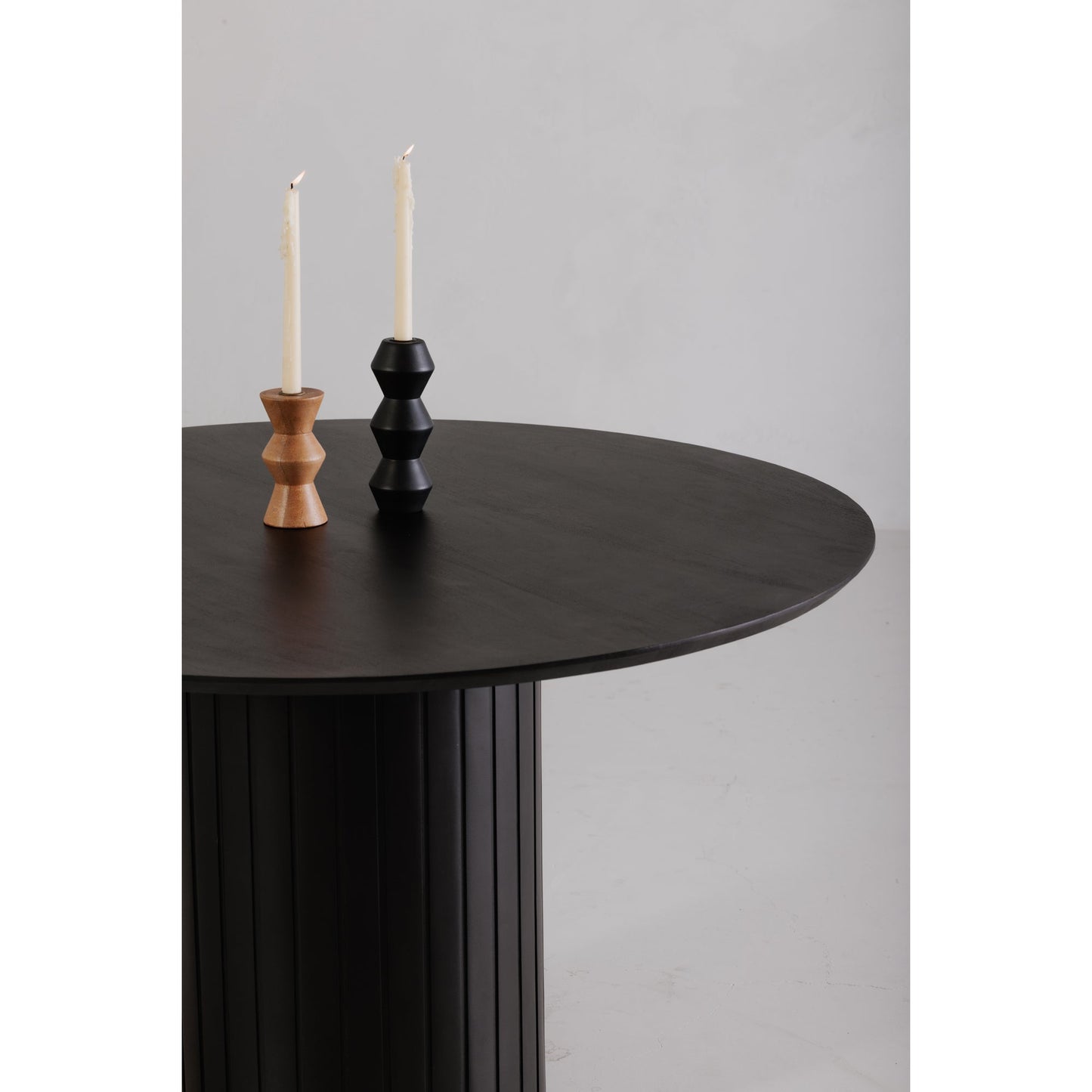 Povera Wood Round Dining Table