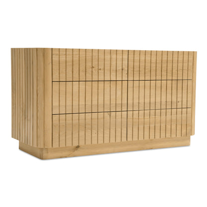 Povera Wood 6 Drawer Dresser