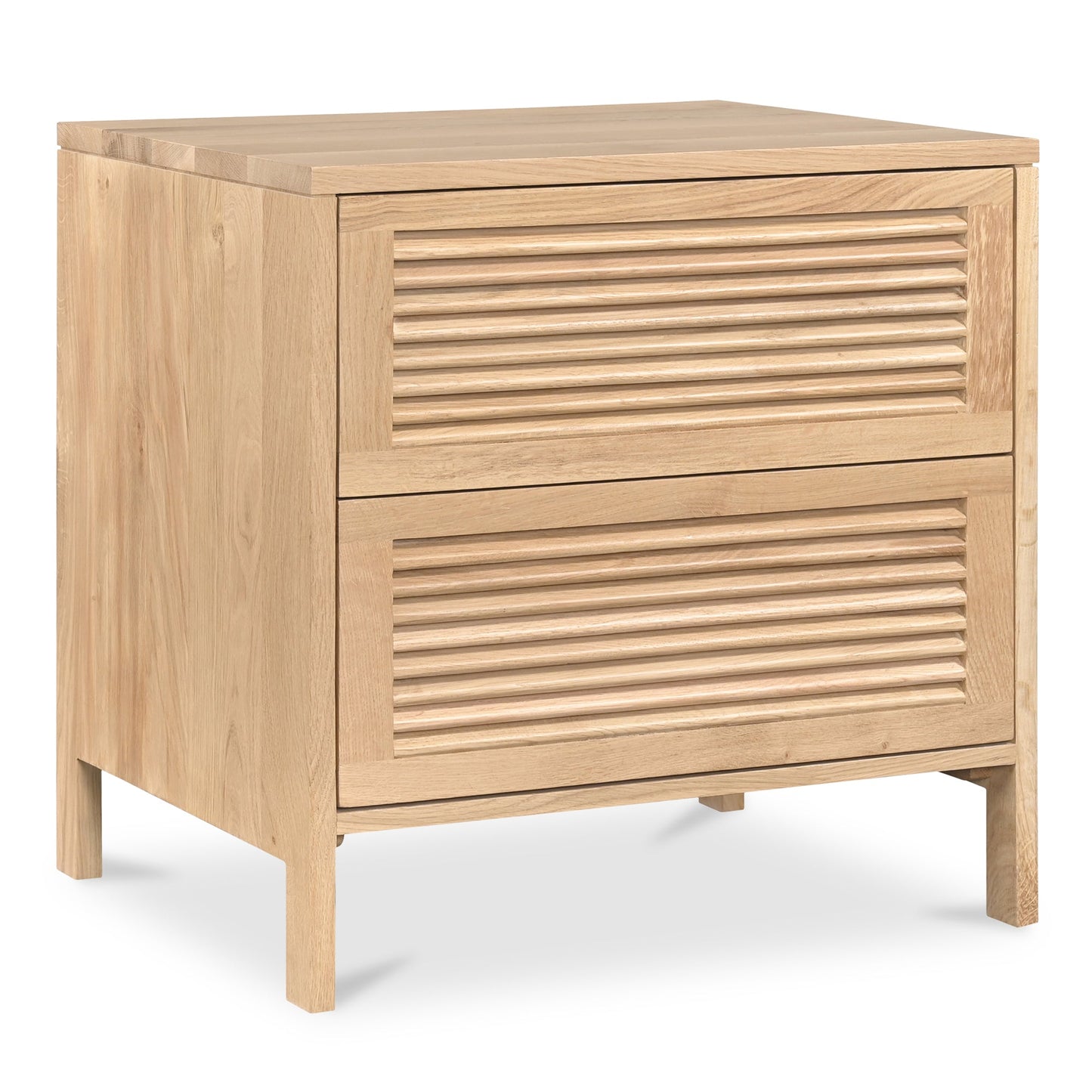 Teeda Natural Wood Nightstand