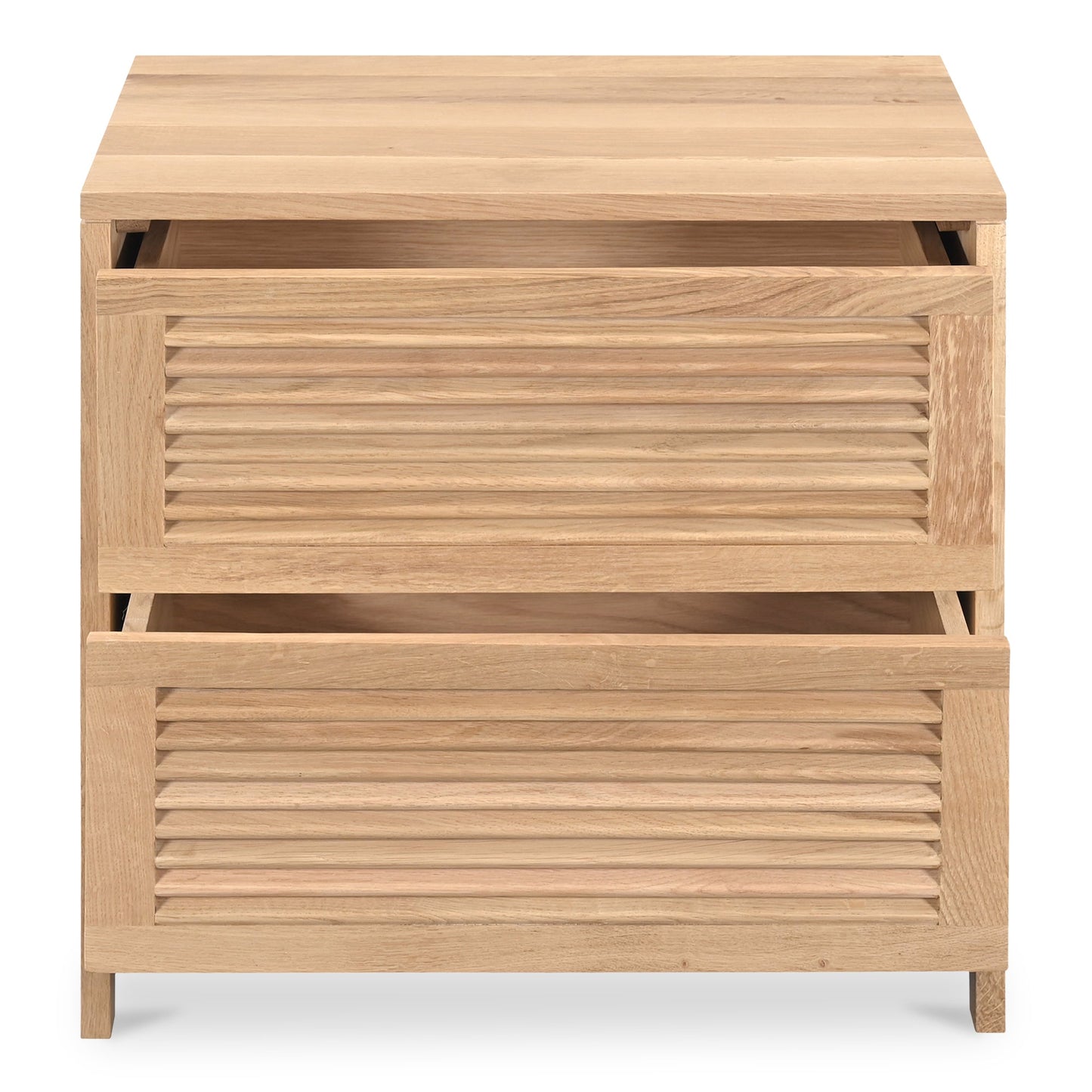 Teeda Natural Wood Nightstand