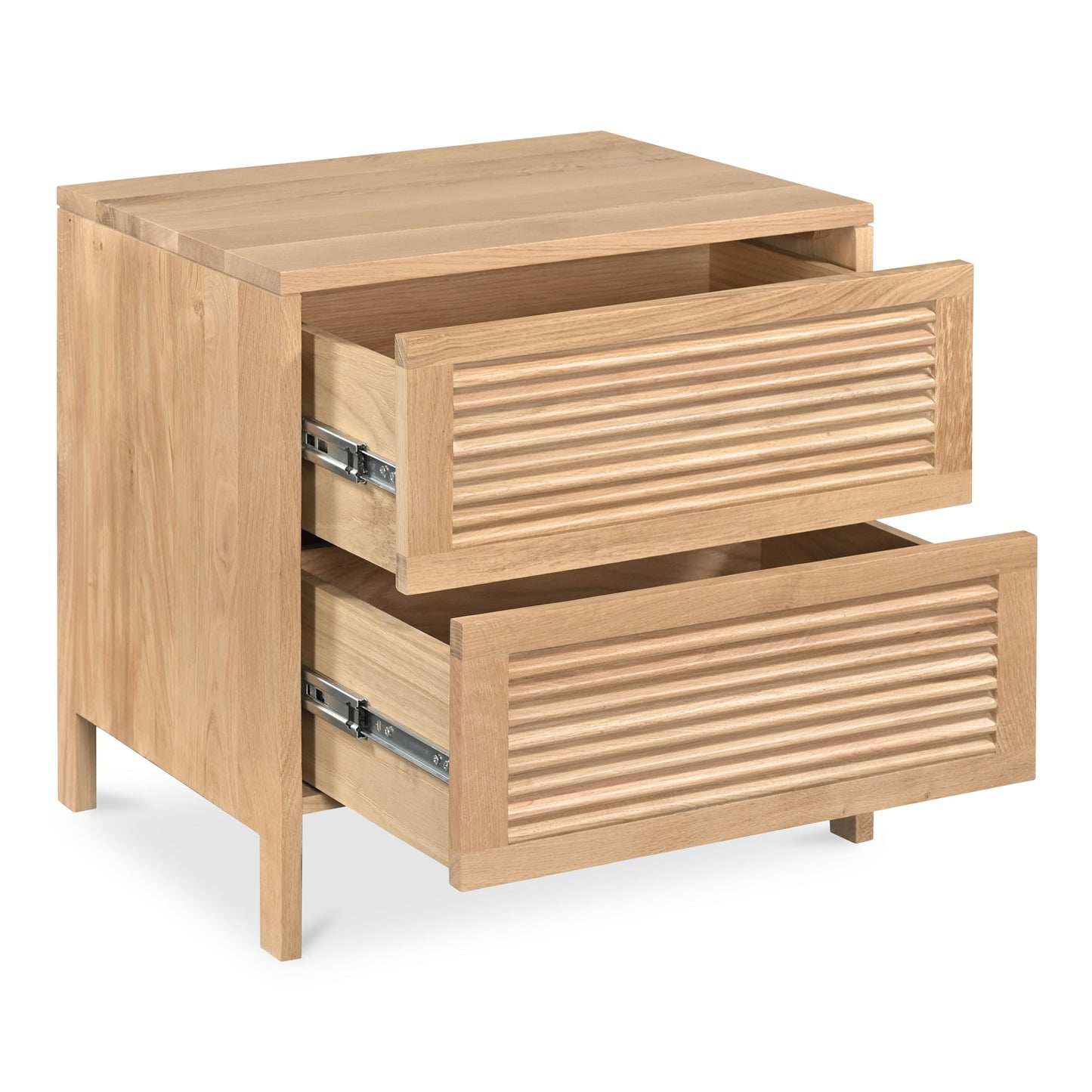 Teeda Natural Wood Nightstand