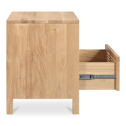 Teeda Natural Wood Nightstand