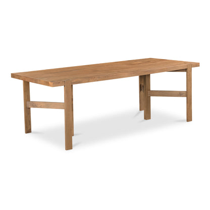 Workshop Natural Mango Wood Rectangular Dining Table