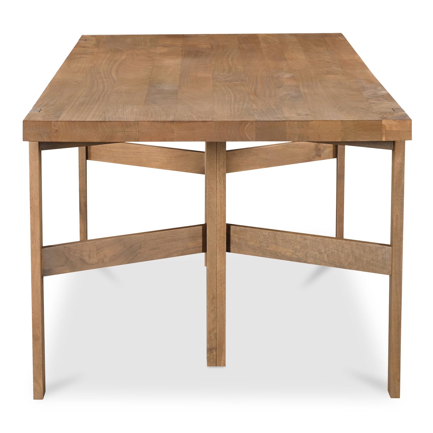 Workshop Natural Mango Wood Rectangular Dining Table