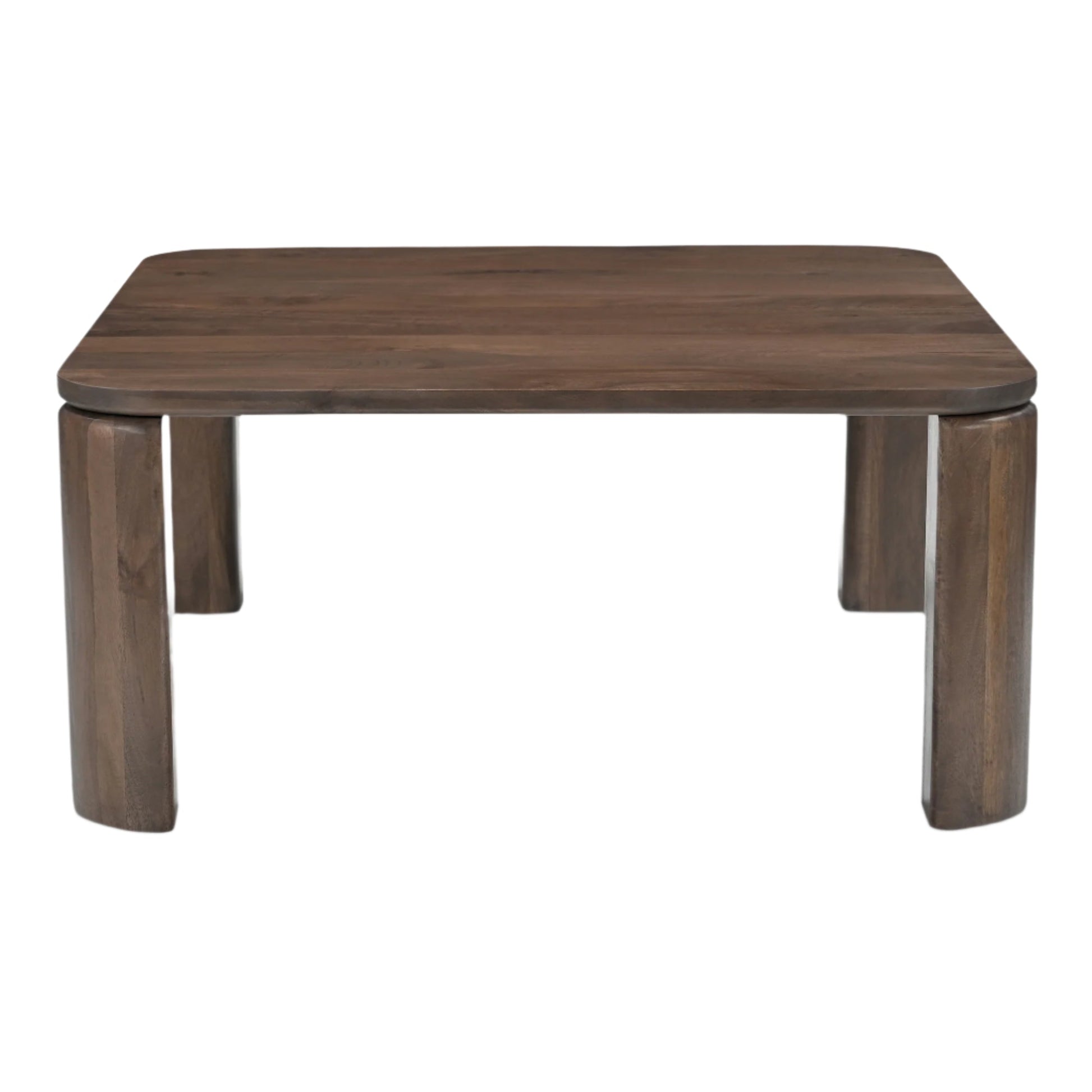Moe's Home Bailey Deep Brown Mango Wood Nesting Coffee Table