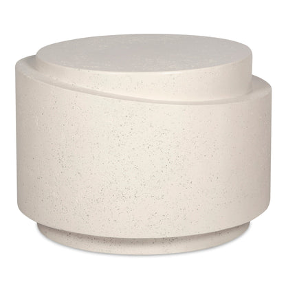 Cosmo Concrete and Stone Outdoor Round Accent Table