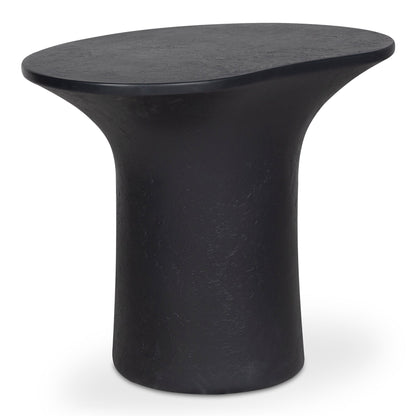 Yumi Concrete Outdoor Geometric Accent Table