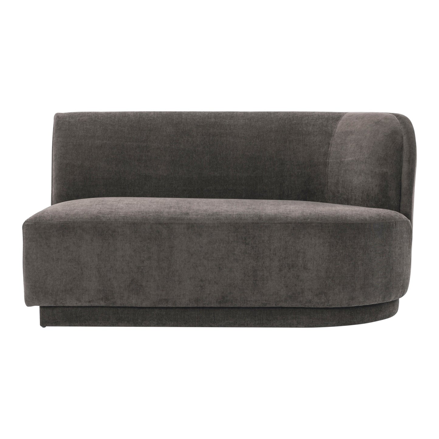 Yoon Polyester Upholstered 2 Seat Sofa Right