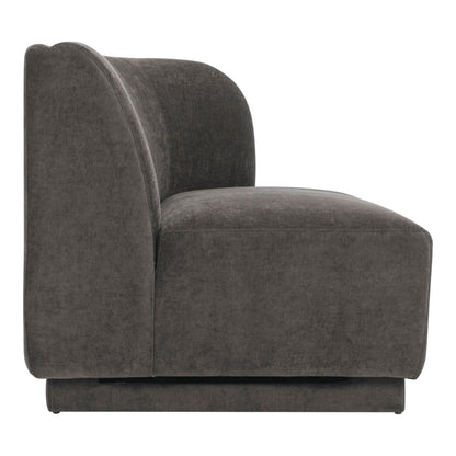 Yoon Polyester Upholstered 2 Seat Sofa Right