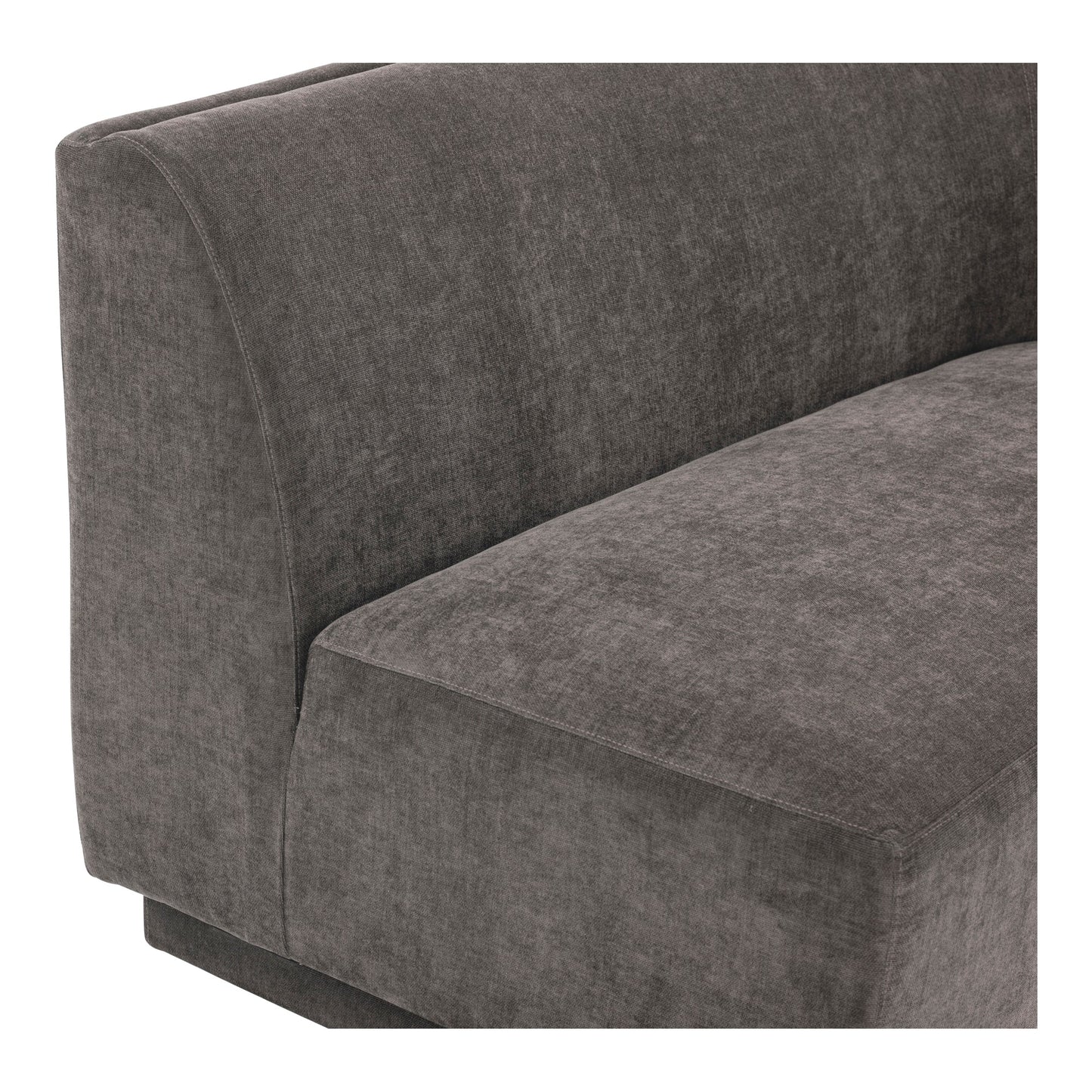 Yoon Polyester Upholstered 2 Seat Sofa Right