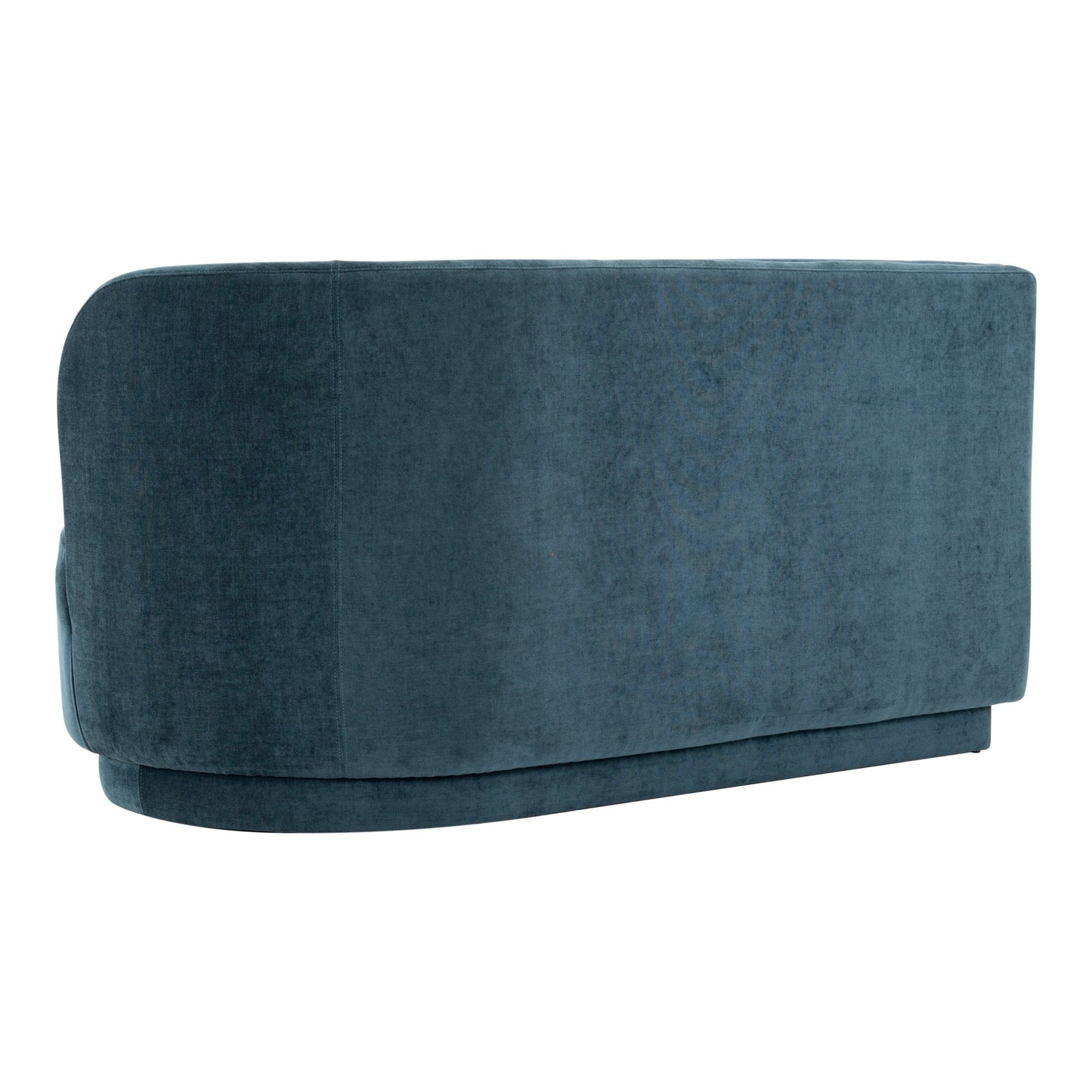 Yoon Polyester and Fsc Wood Deep Teal 2 Seat Sofa Right