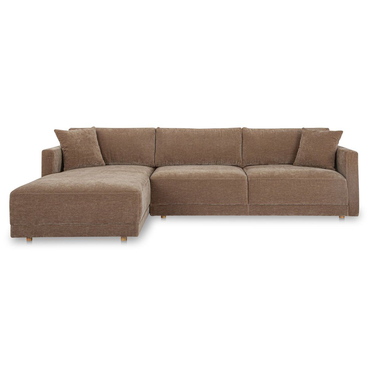 Bryn Performance Fabric Sectional Left