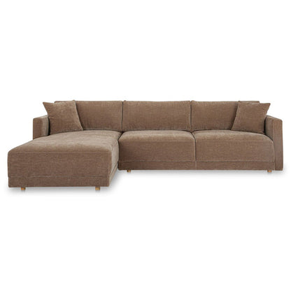 Bryn Performance Fabric Sectional Left