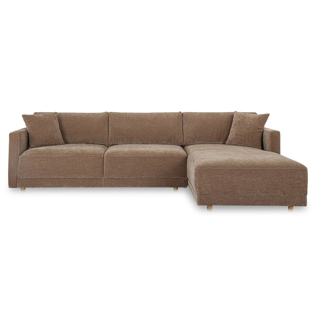 Bryn Performance Fabric Sectional Right
