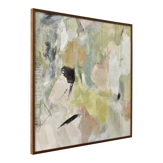 Serendipity Multicolor Canvas and Wood Framed Painting