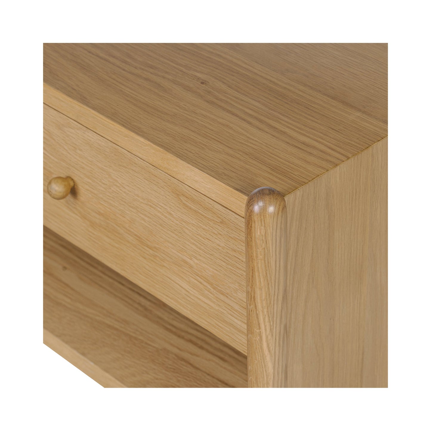 Moe's Home Billy Natural Oak Design Nightstand